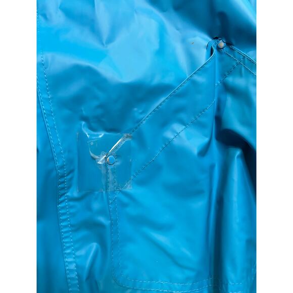 Vintage Blue J G Hook Rain Jacket Coat Sz Medium? AS IS - Picture 3 of 7